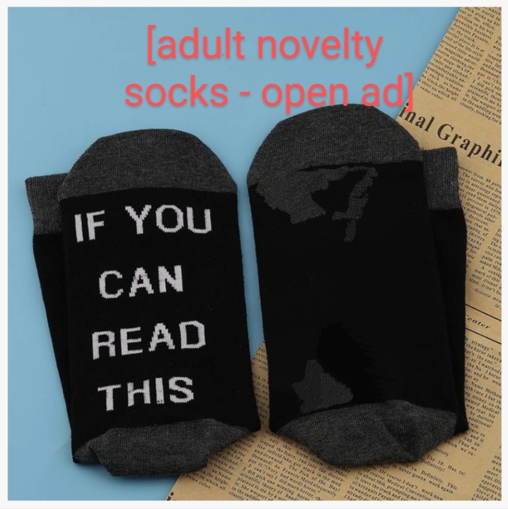 ADULT NOVELTY | men's socks [ see pics ]
